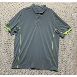 Nike Golf Dri-Fit Polo Shirt Men's Sz L Gray  Tour Performance   Short Sleeve